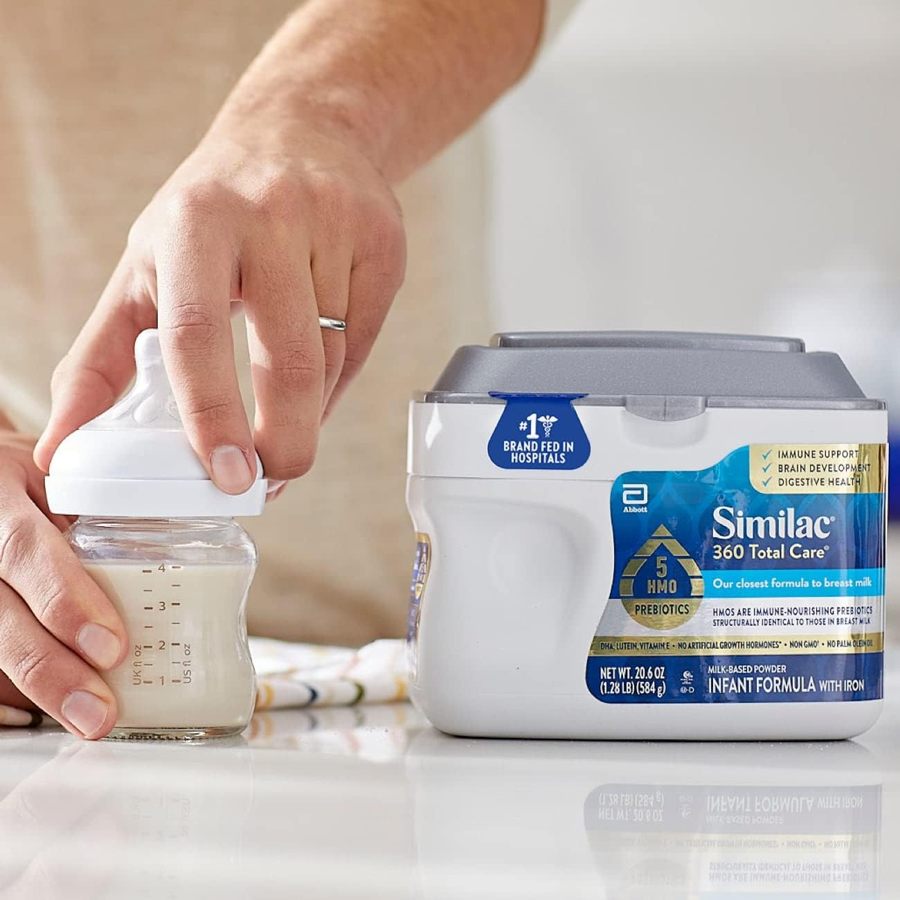 Similac 360 Total Care Infant Formula, Powder 61.8 oz. (3) 20.6-oz Tubs ... Cuba Home Delivery Included, Trackable.