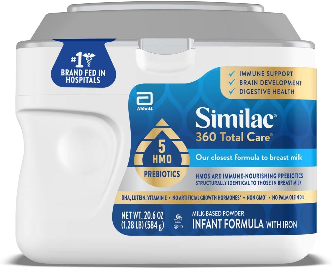 Similac 360 Total Care Infant Formula, Powder 82.5 oz. (4) 20.6-oz Tubs ... Cuba Home Delivery Included, Trackable.