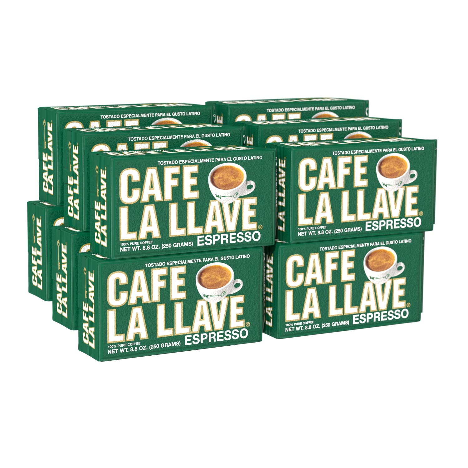 36- 8.8 oz. Bags ... Café La Llave, Dark Roast Espresso Ground Cuban Coffee ... Trackable Cuba Home Delivery included.