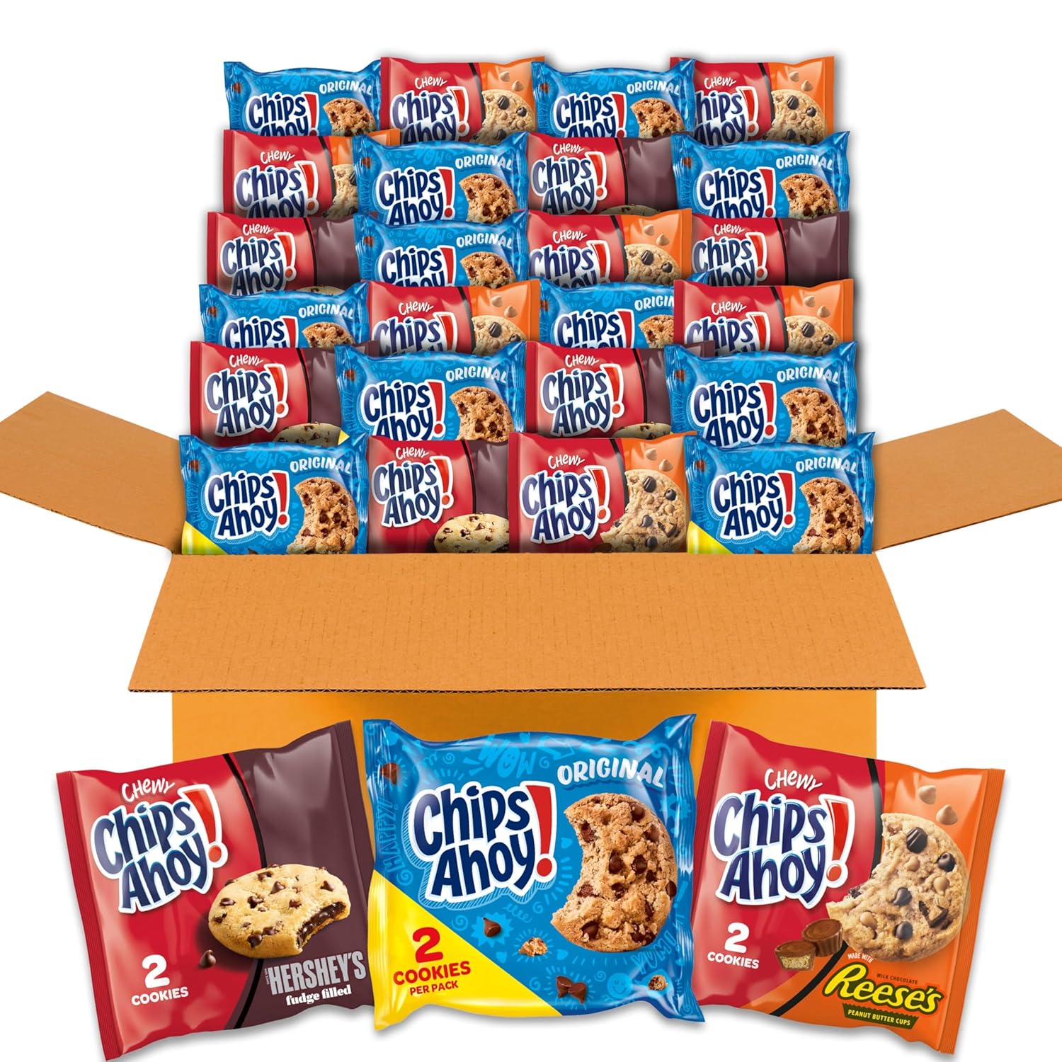 100 Snack Size Packs, Chips Ahoy Variety Pack 2 ... Cuba Home Delivery Included, Trackable.