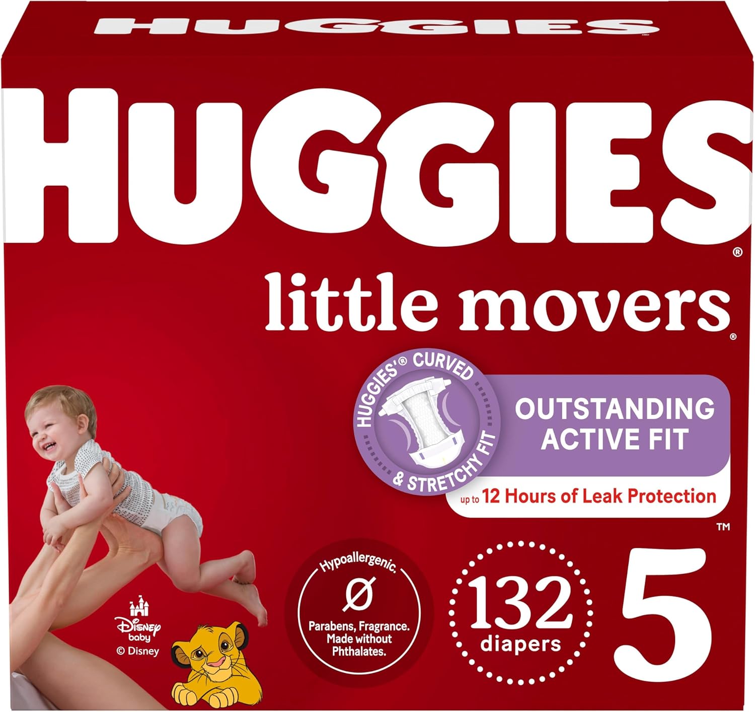 Huggies Size 5 Diapers, Little Movers, 396 Count ... Trackable Cuba Home Delivery Included.
