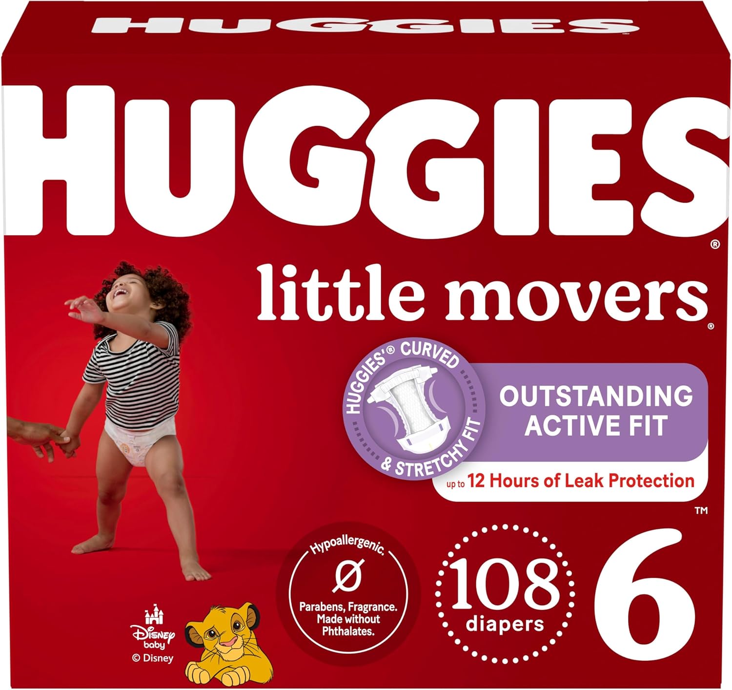 Huggies Size 6 Diapers, Little Movers, 324 Count ... Trackable Cuba Home Delivery Included.