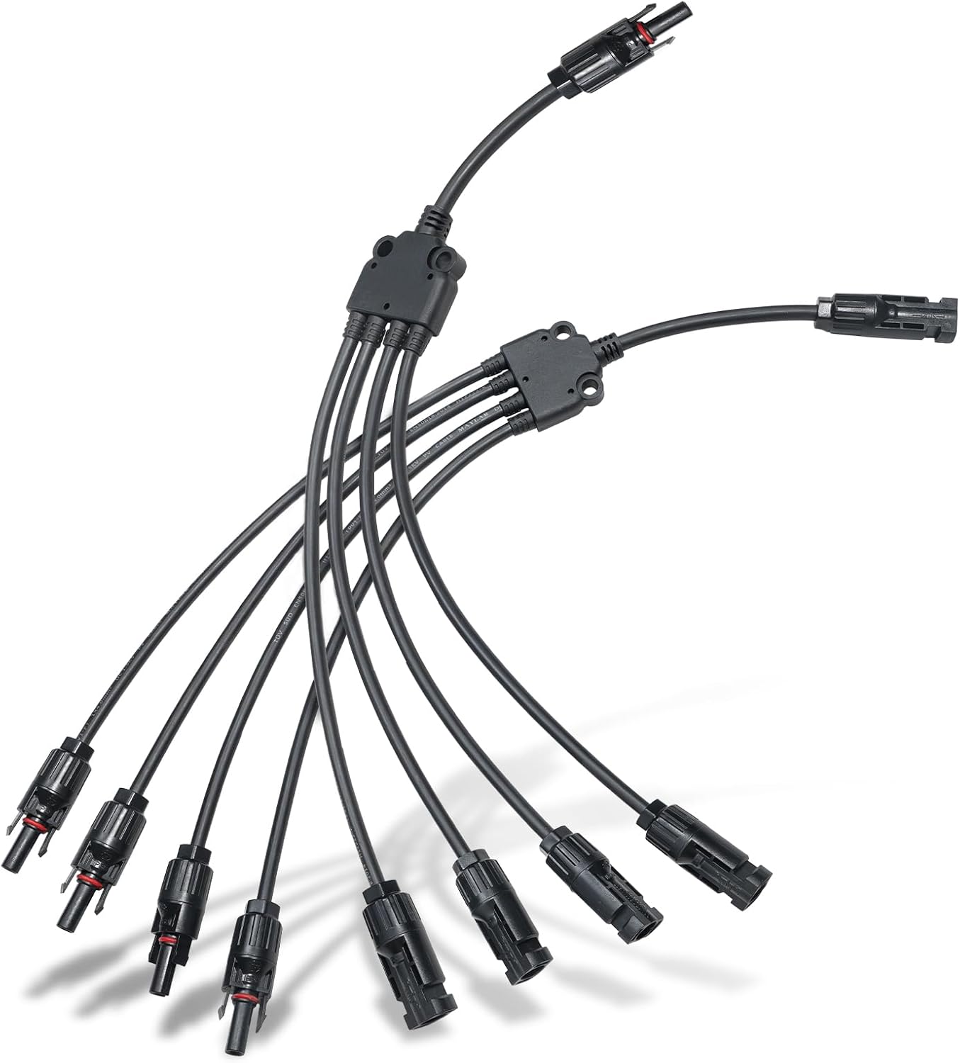 Solar Connectors Y Branch 1 to 4 Parallel Adapter Cable Wire Plug Tool Kit ... Trackable Cuba Home Delivery Included.