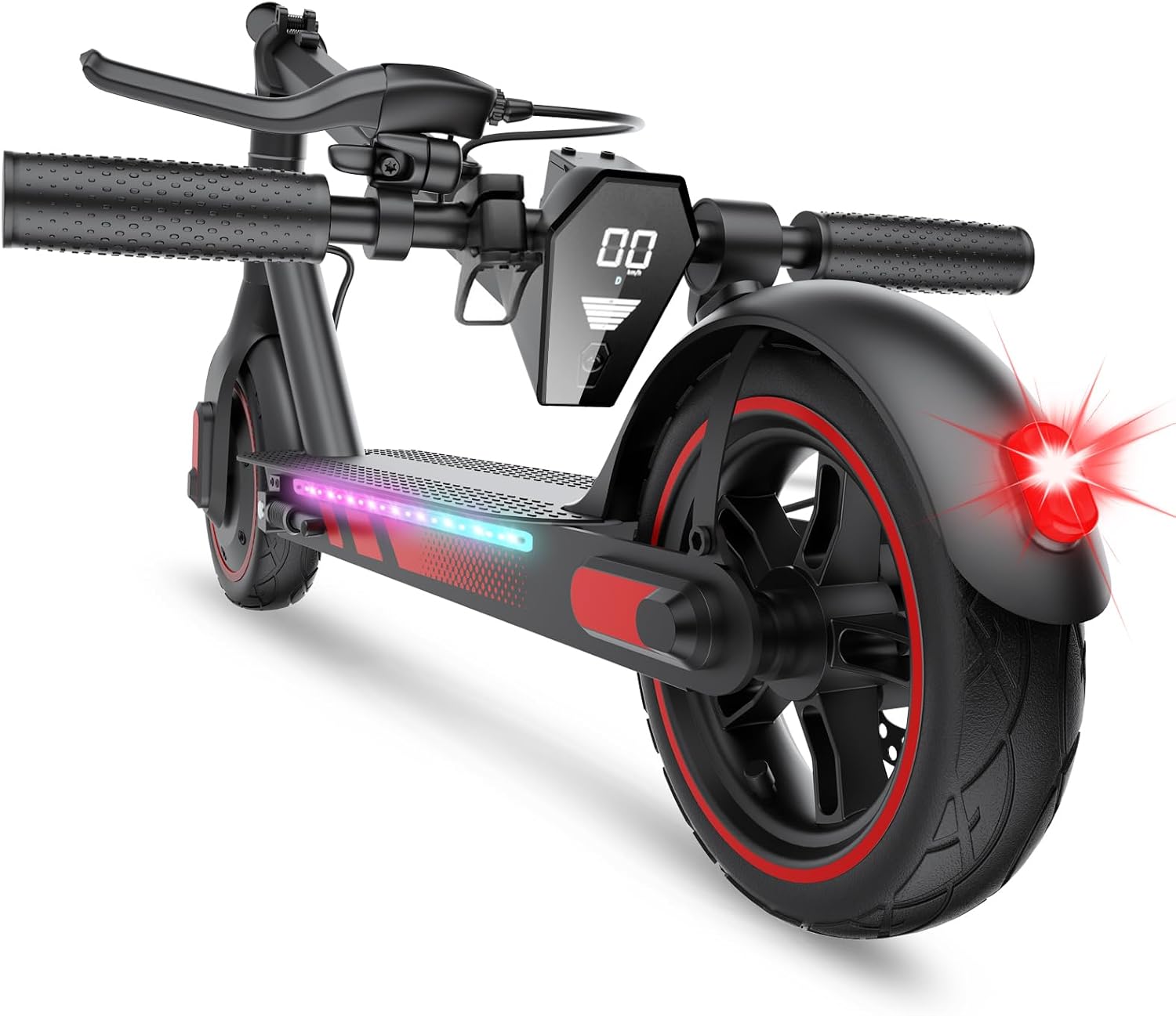 600-Watt, RED - SIDE LIGHTS EGGKING Electric Scooter for Adults-Teens, 21/30 Mile Range, 19/25 MPH ... Trackable Cuba Home Delivery Included.