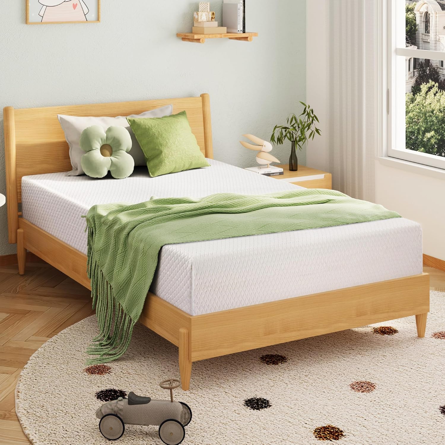 10" King Size Memory Foam Mattress, EGOHOME, 80"L x 76"W ... Trackable Home Delivery to Cuba Included.